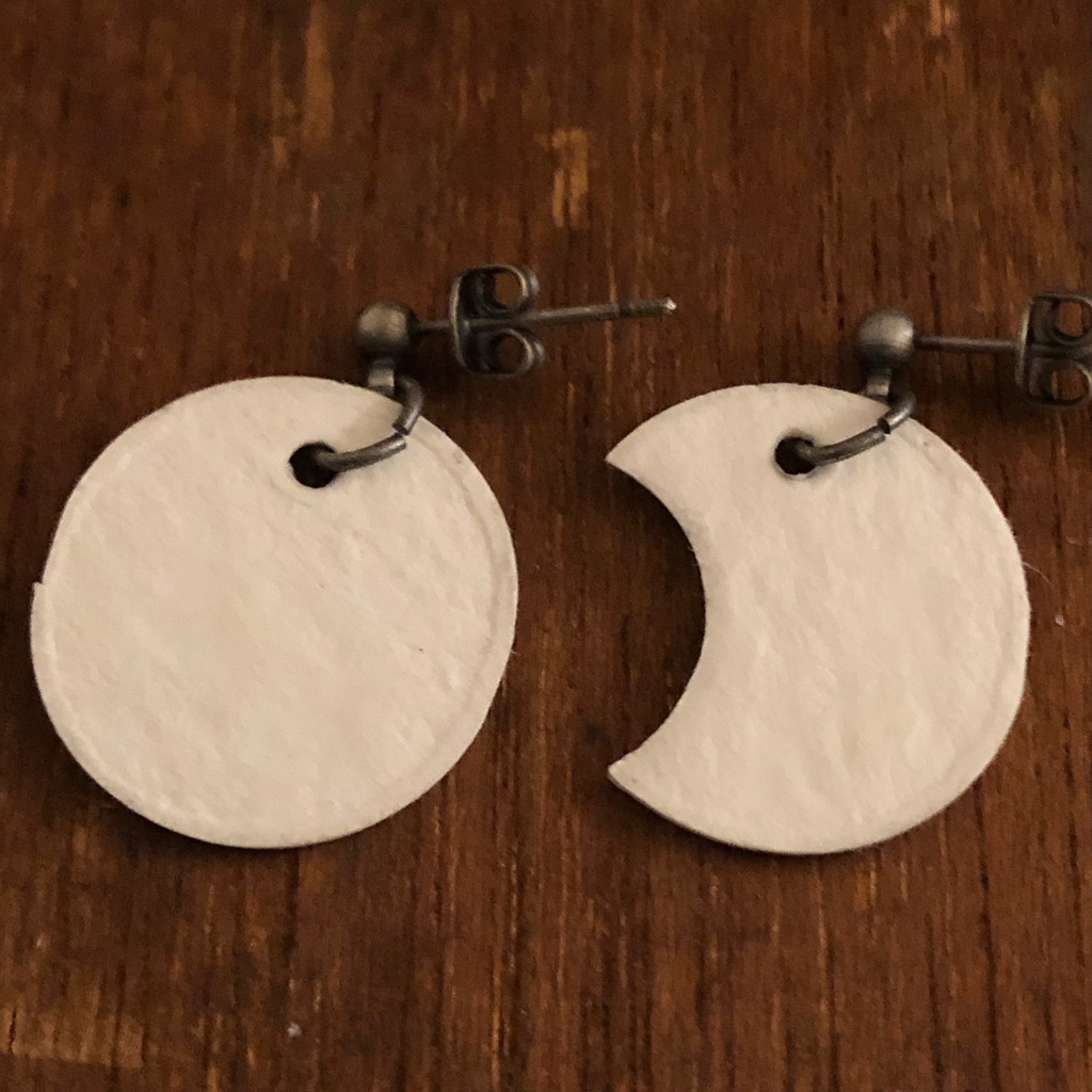 四字熟語ピアス「花鳥風月」