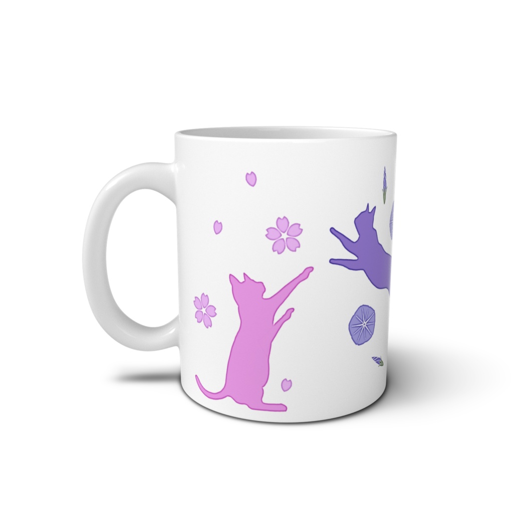 春夏秋冬ネコマグカップ