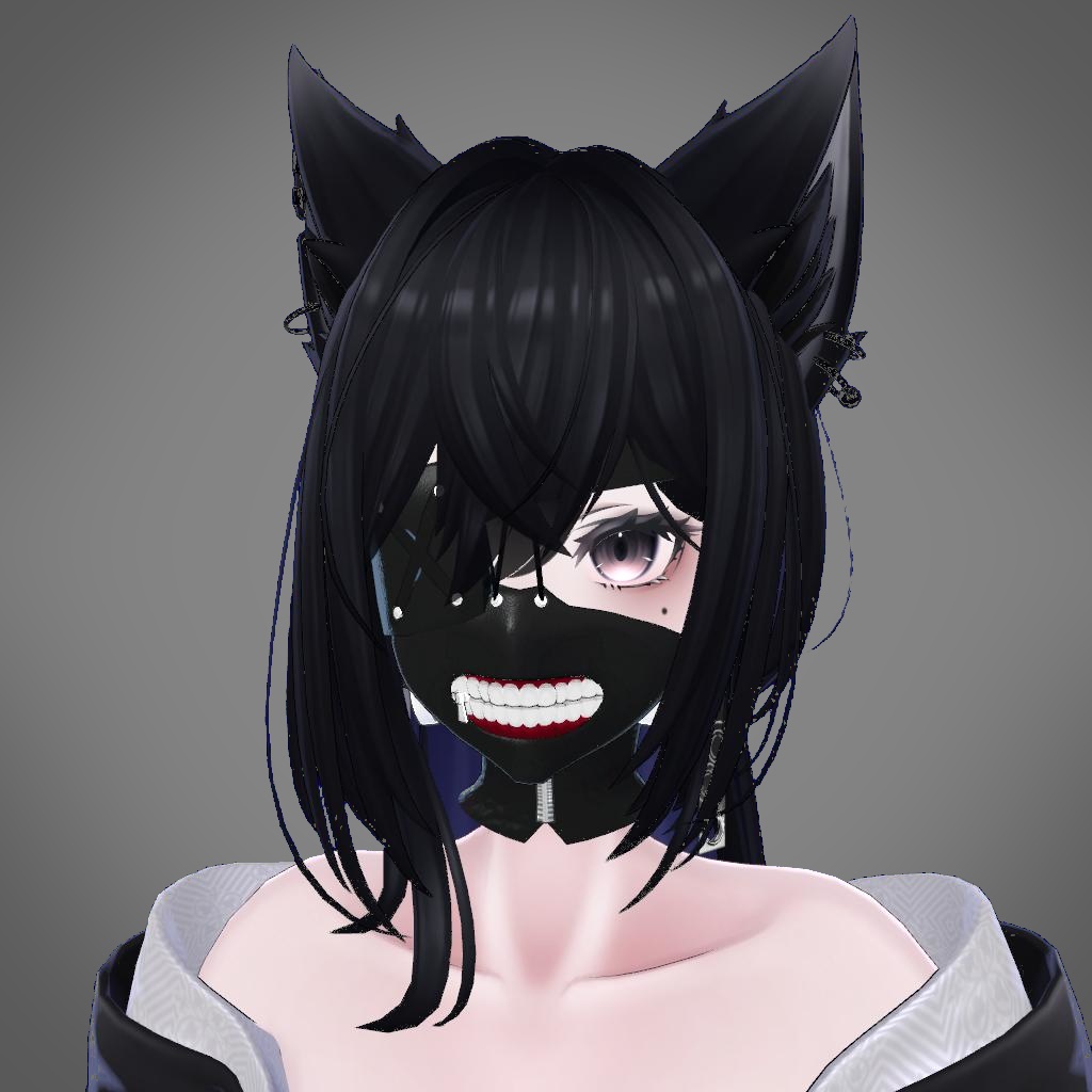 【無料】赫子&グールマスク(VRChat)