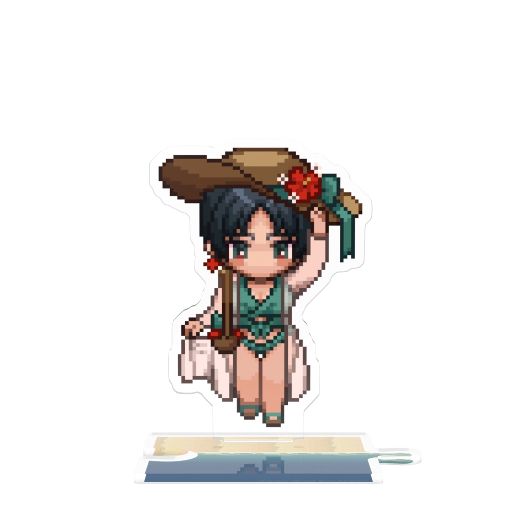 【Elin】つながるキャラチップ ファリスさん(水着 カーディガンver.)