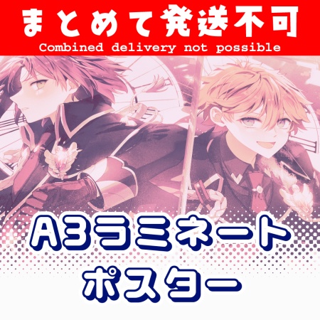 ⚠️まとめて配送不可⚠️A3ラミネートポスター