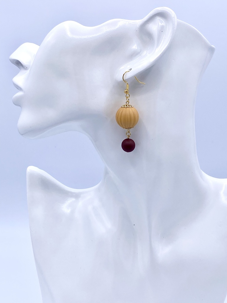 *かぼちゃピアス*