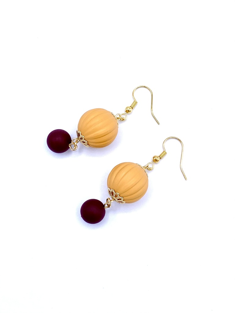 *かぼちゃピアス*