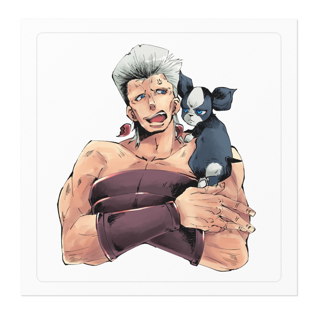 *ポルナレフ&イギーステッカー*