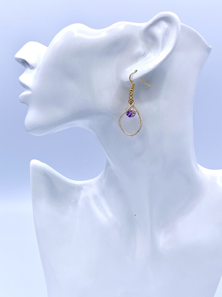 *ねじり和風ピアス小*