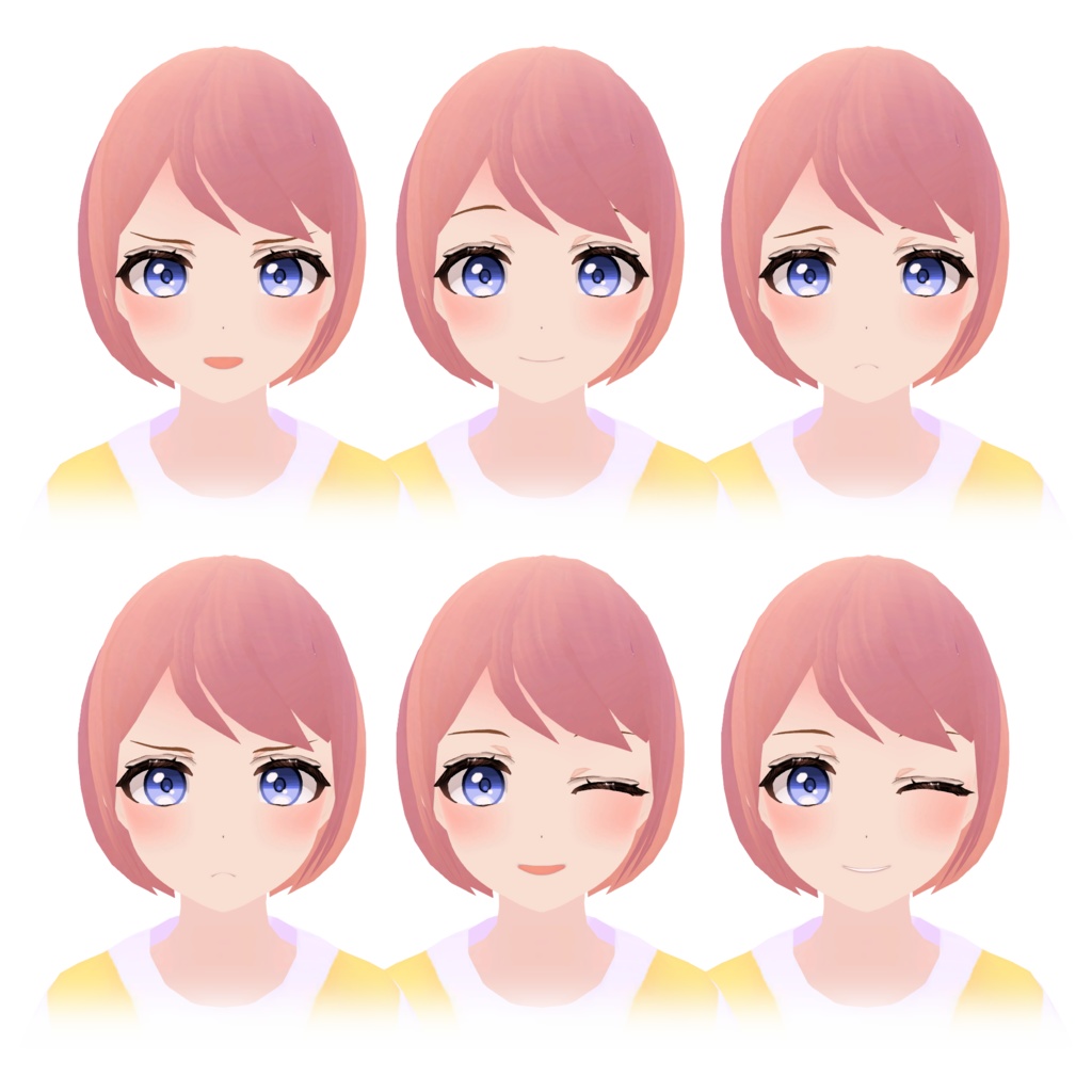 オリジナル3Dモデル「Sasha」- VRChat PC/Quest対応