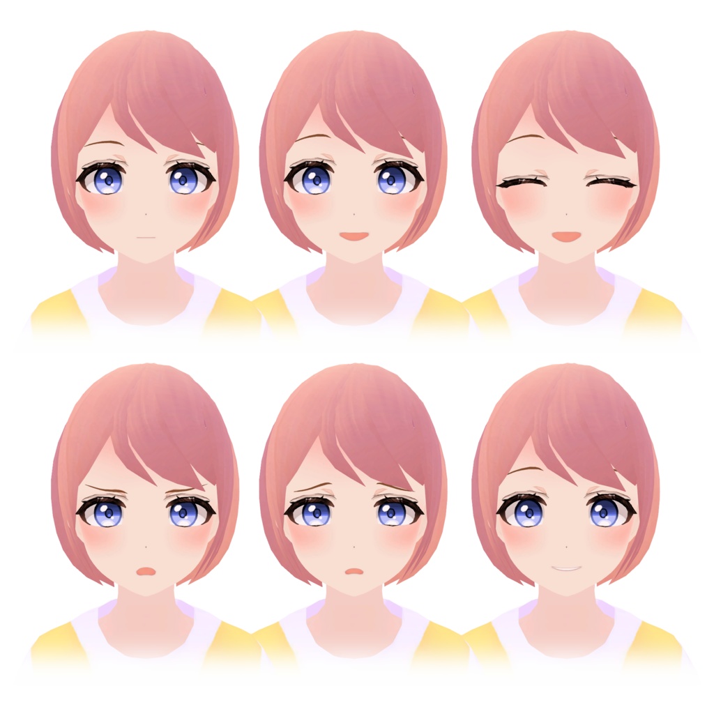 オリジナル3Dモデル「Sasha」- VRChat PC/Quest対応