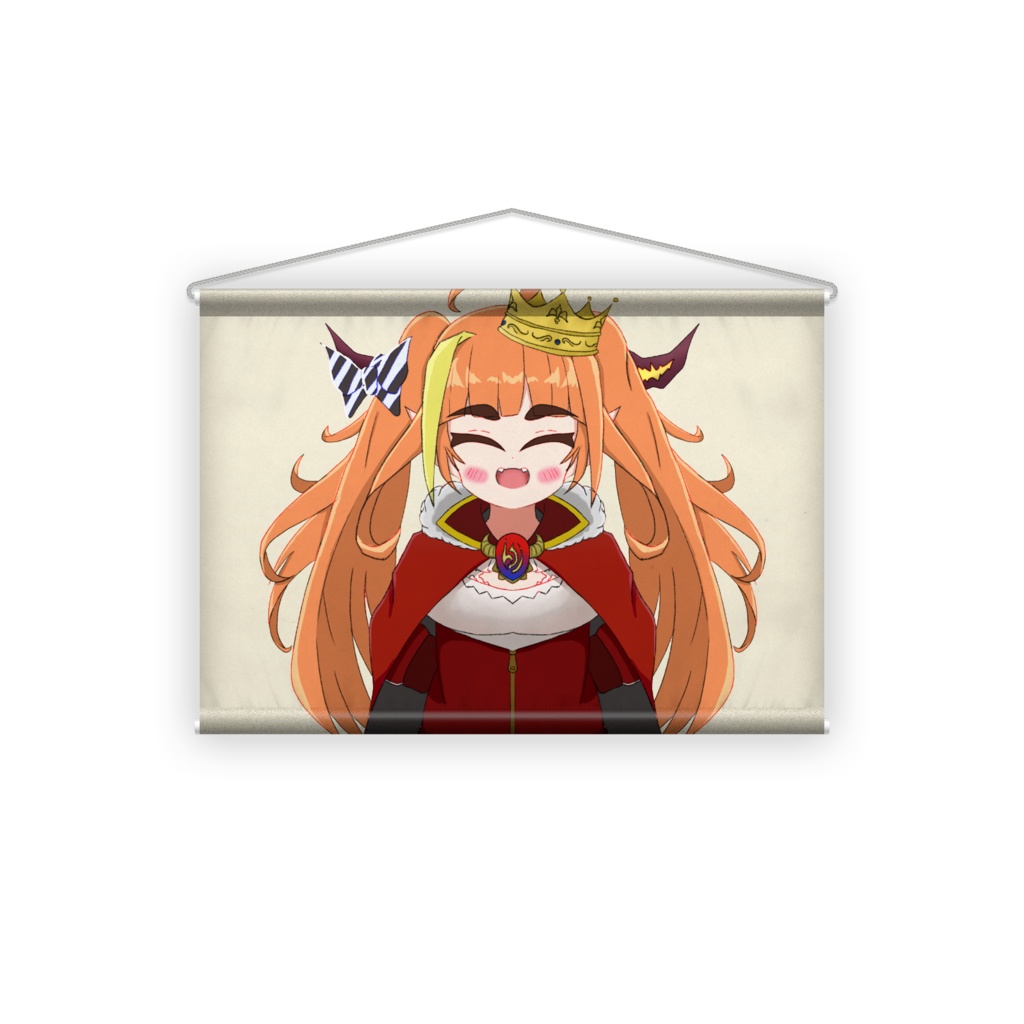【非公式】桐生ココ生誕祝いタペストリー(ダブルスエード)
