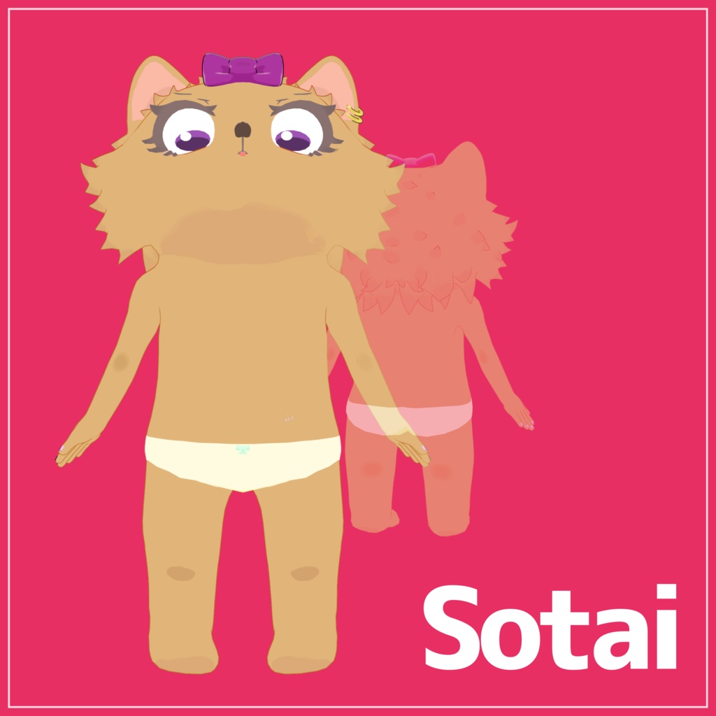 オリジナル3Dモデル「パキャピ / Pakyapi」