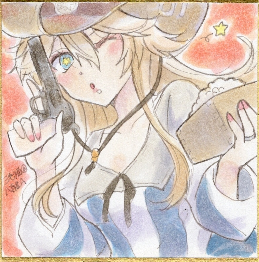 【艦これ】節分アイオワ（豆色紙）