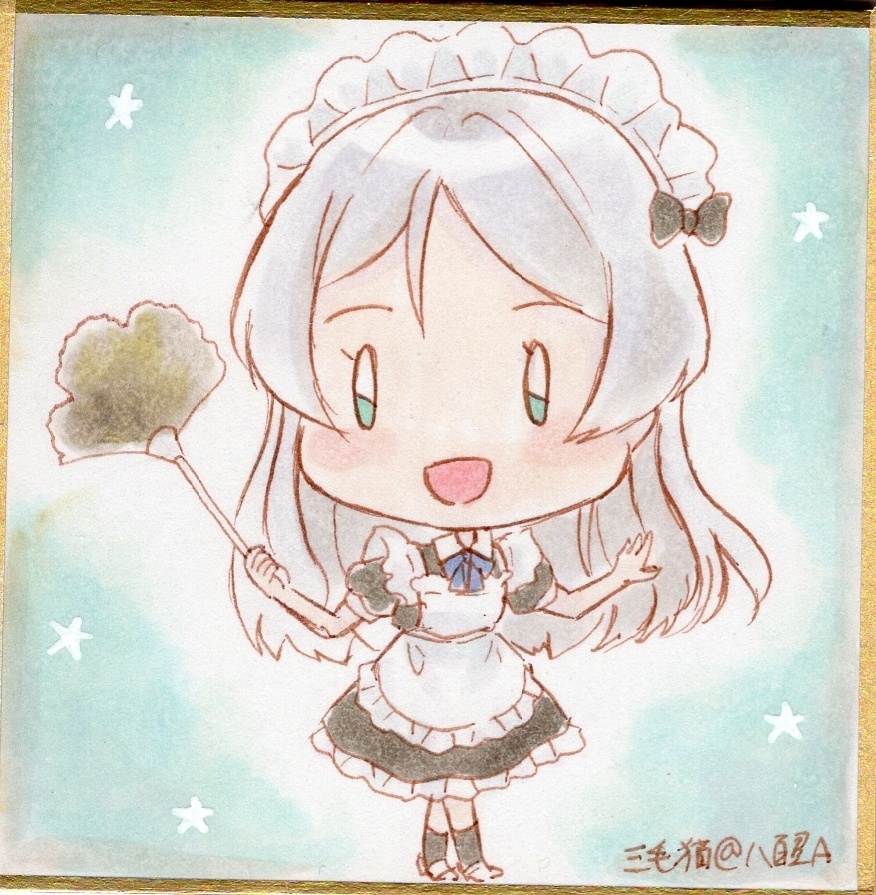 【艦これ】ジャベリン妖精さん【豆色紙】