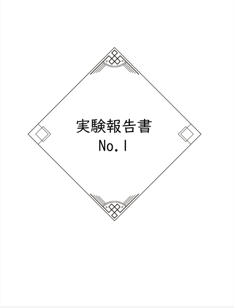 実験報告書No.1