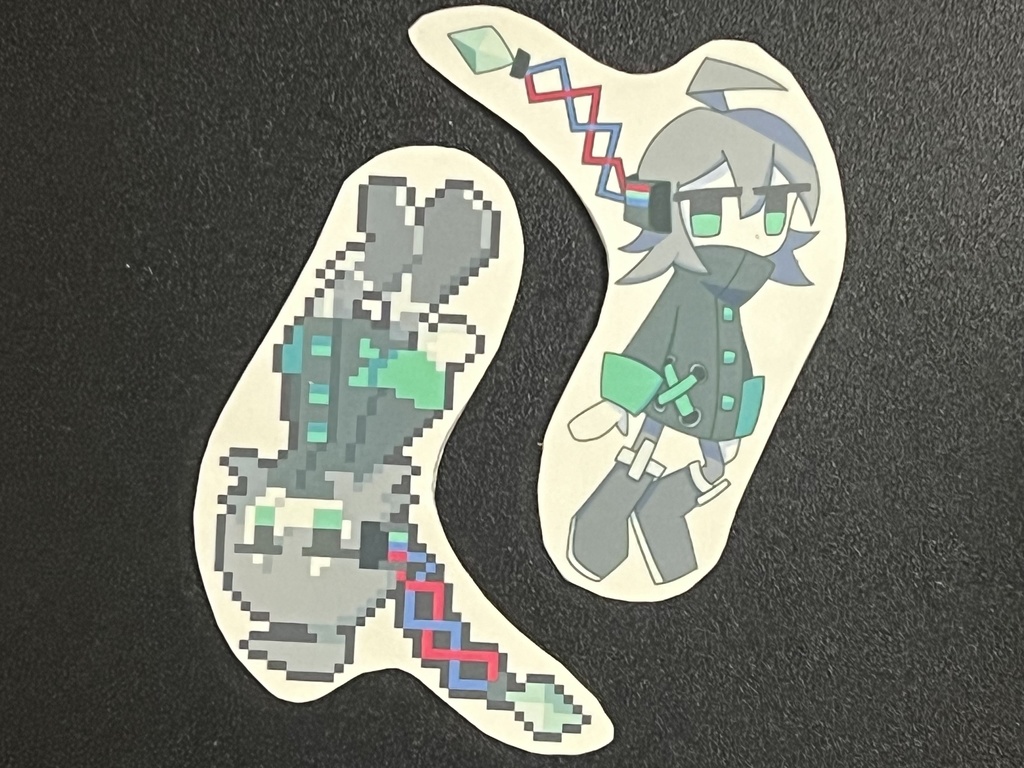 《主人公》3D・2Dステッカーセット