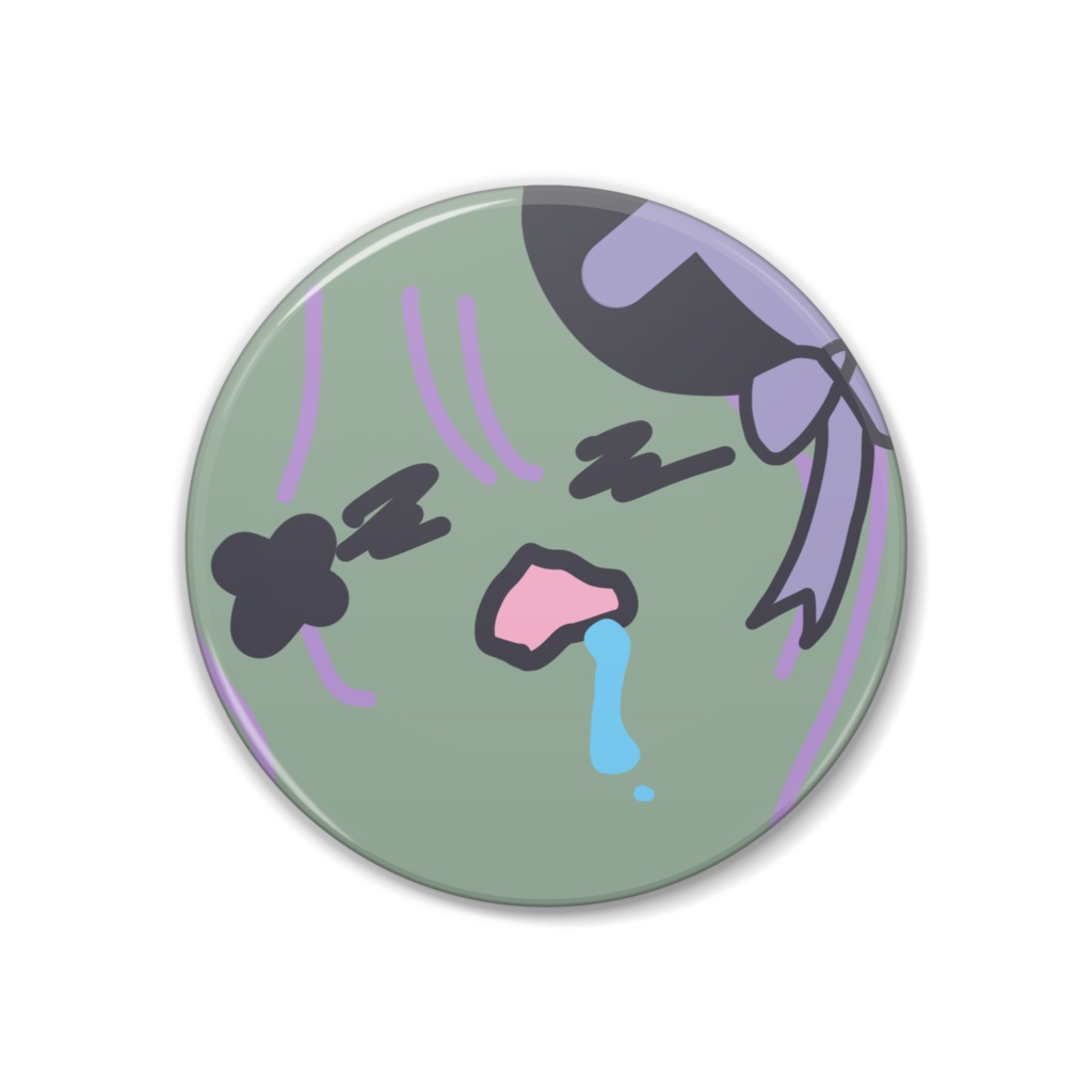 とけたえだまめ缶バッチ