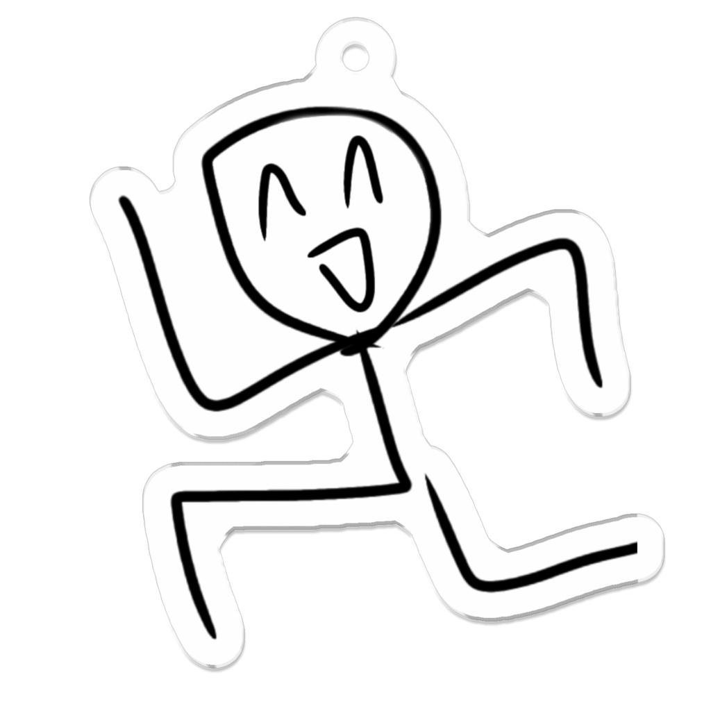 ピウスアクリルキーホルダー