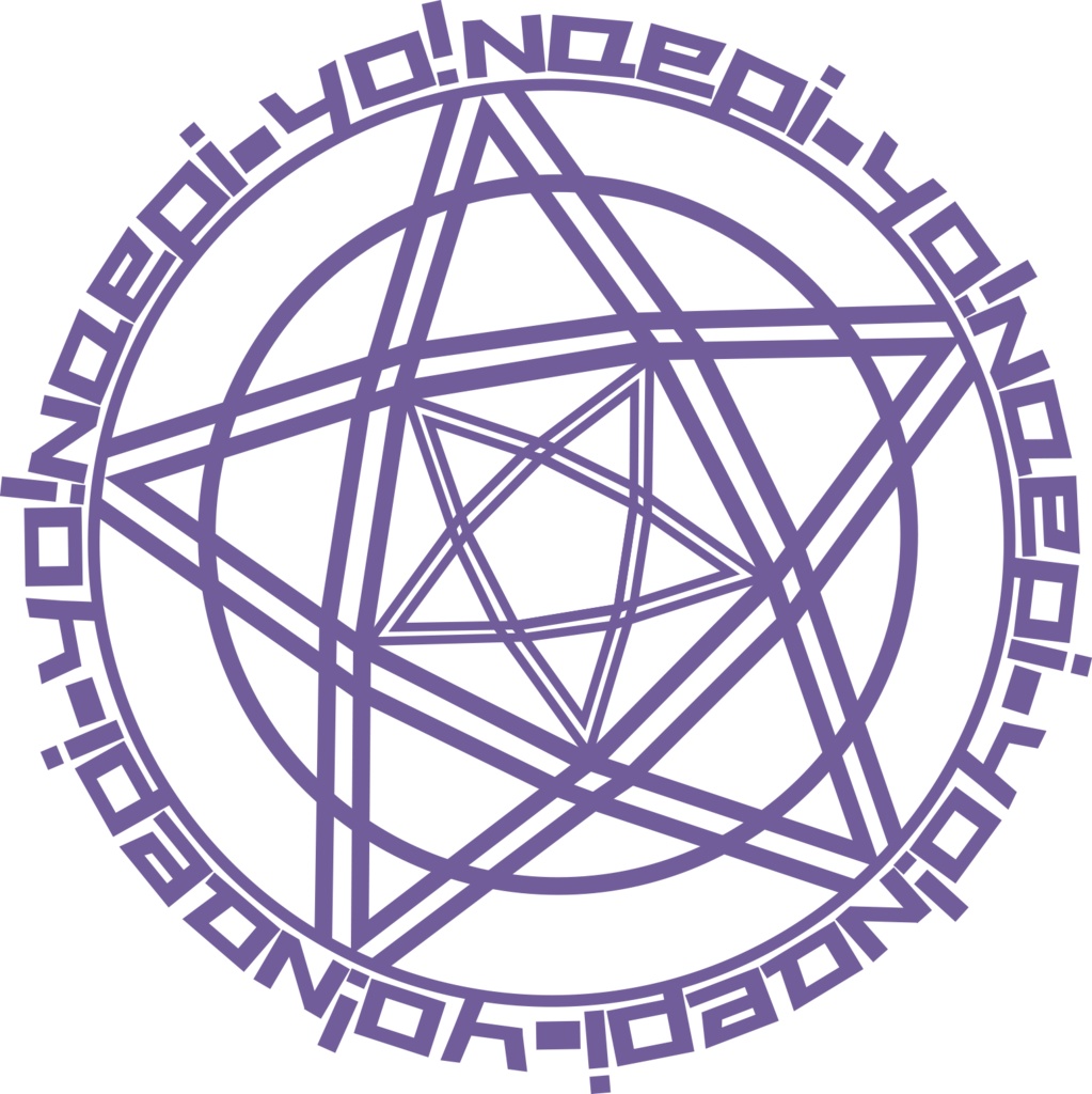 naePi-YO ホログラムロゴステッカー