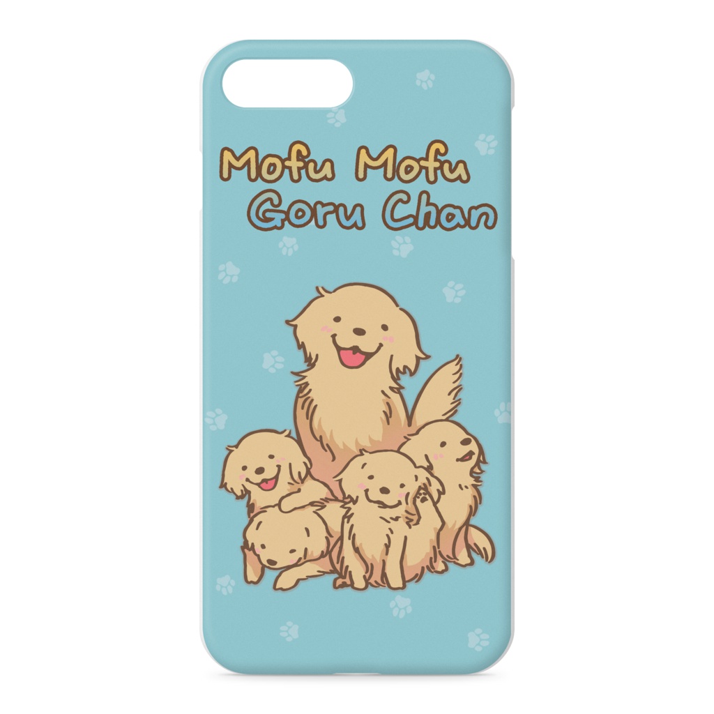 もふもふゴルちゃんiPhoneケース ミント
