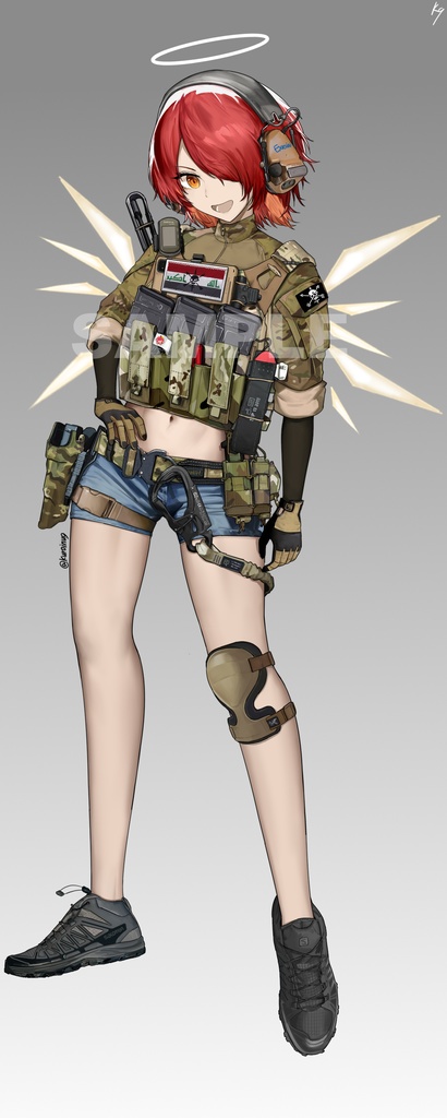 Commission for:立绘/立ち絵/Full-body illustration