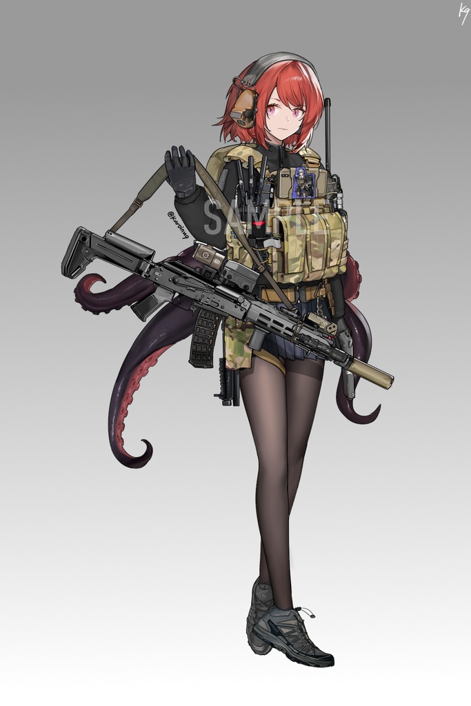 Commission for:立绘/立ち絵/Full-body illustration