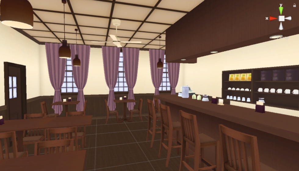 カフェ(喫茶店) 3Dモデル