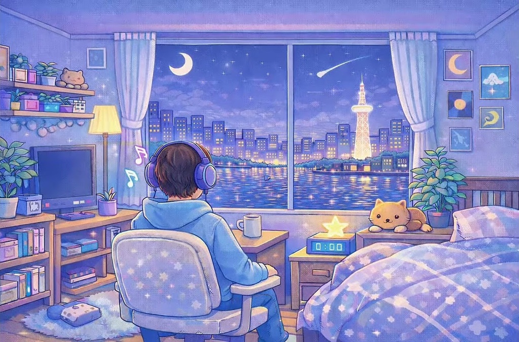 【フリーBGM】深夜ルーティン