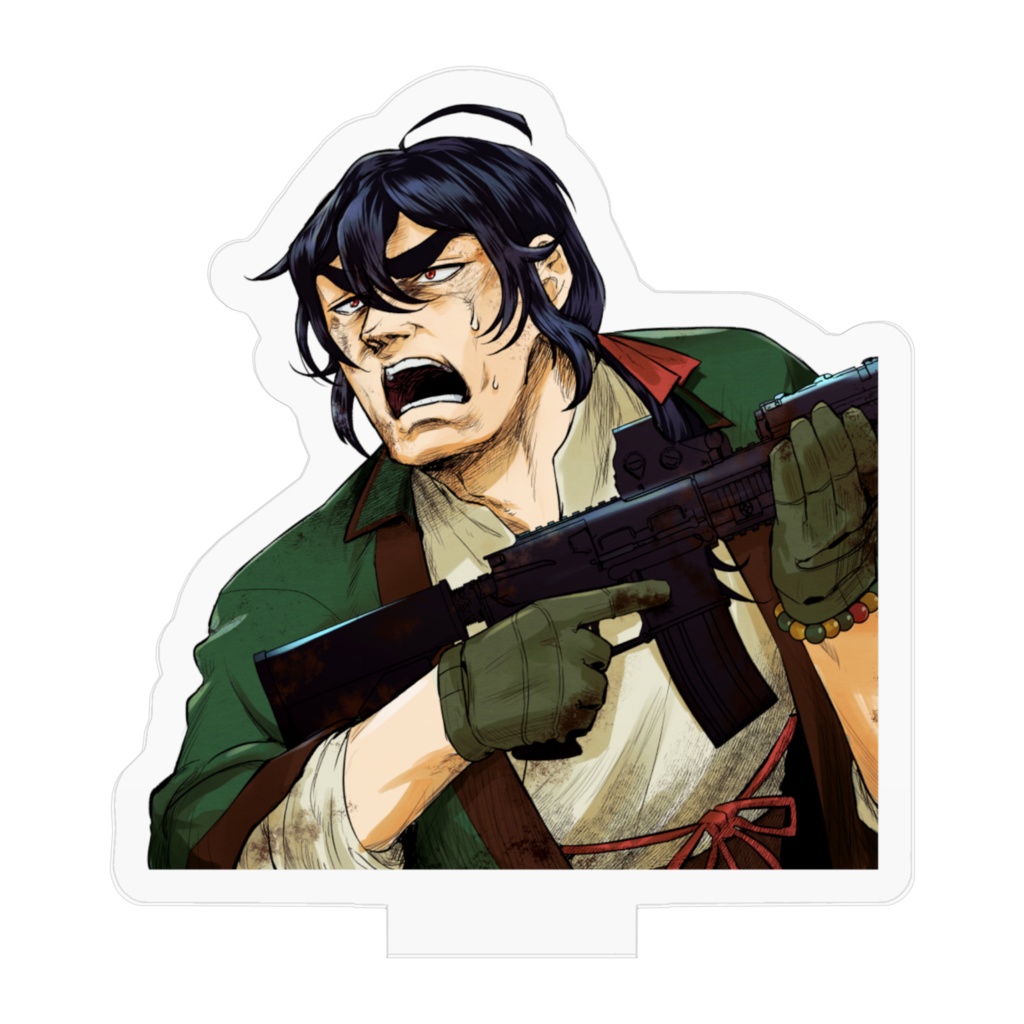 夏川画伯作「俺について来い!ぐわぁ!!!」