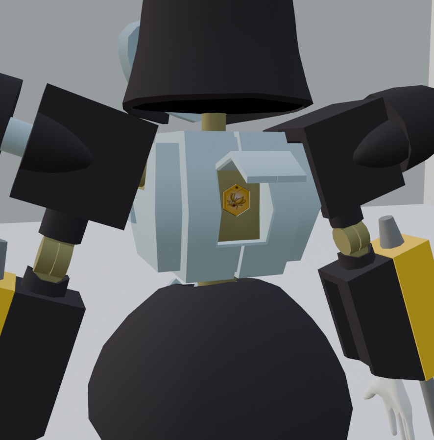 メダロット ブラックビートル アバター【VRChat対応/二次創作】