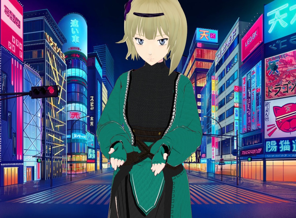 【VRoid用】女性用侍衣装 | SAMURAI OUTFIT