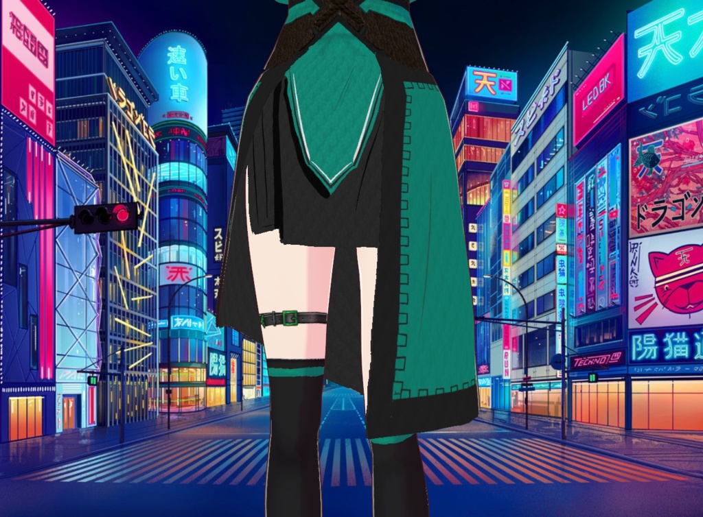 【VRoid用】女性用侍衣装 | SAMURAI OUTFIT