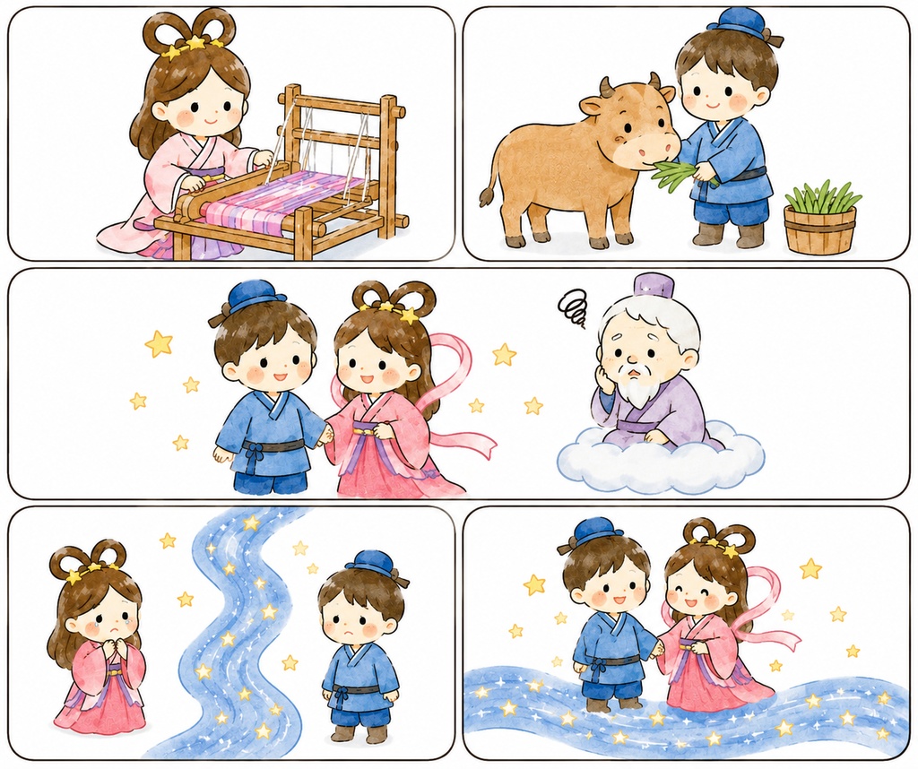 七夕行事ですぐ使える素材⭐︎‼︎