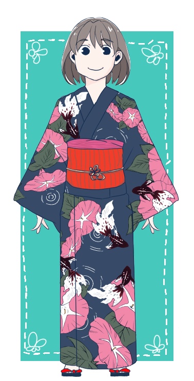 着せ替え人形データ「おさんぽういちゃん」お洋服セット8月号