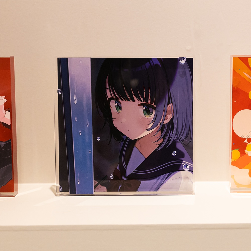 アクリルブロック(個展キービジュアル)