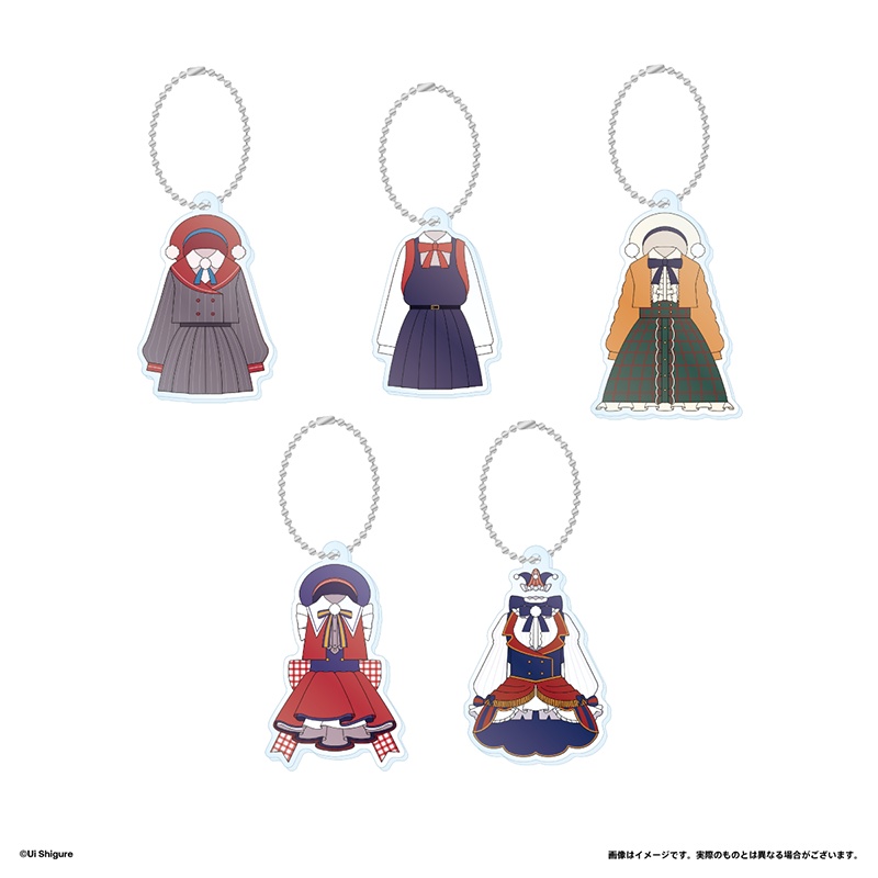衣装アクリルキーホルダー（ランダム全5種）