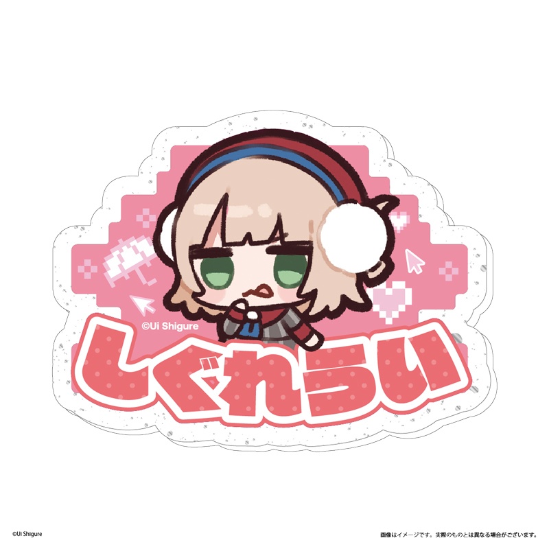 アクリルネームバッジ