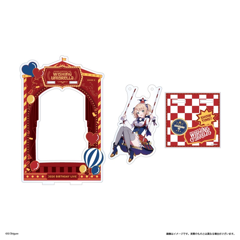 ゆれるアクリルスタンド - しぐれうい企画展&ライブSHOP - BOOTH