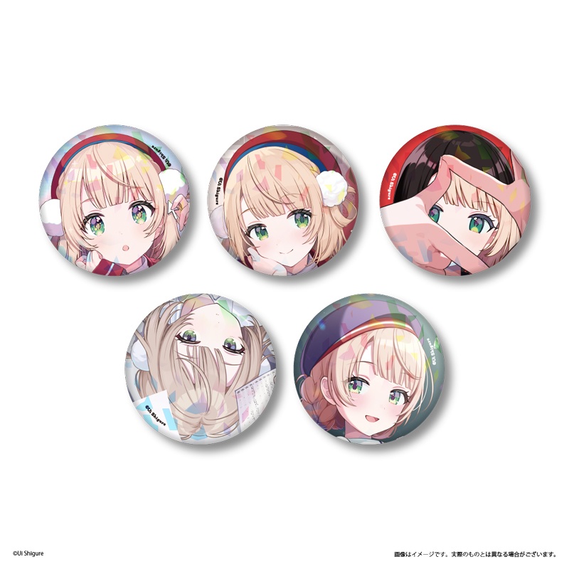 ホログラム缶バッジ（“Uitopia” ver.／ランダム全5種）