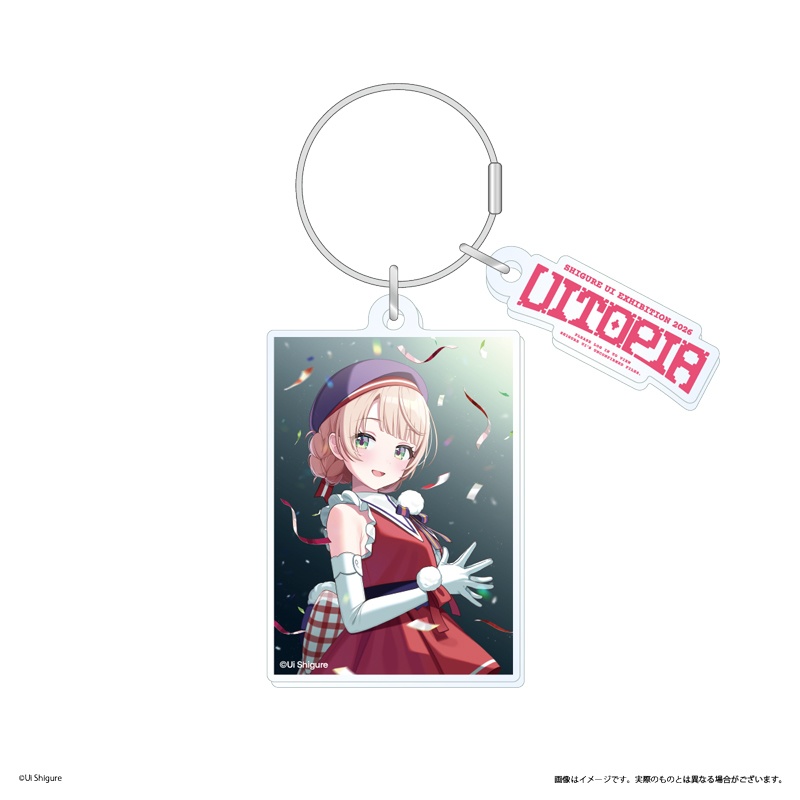 ロゴチャーム付きアクリルキーホルダー（“LIVE_AREA” ver.）