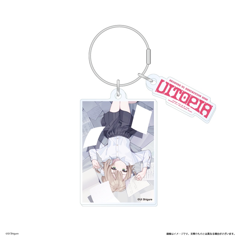 ロゴチャーム付きアクリルキーホルダー（“MUSIC_AREA” ver.）