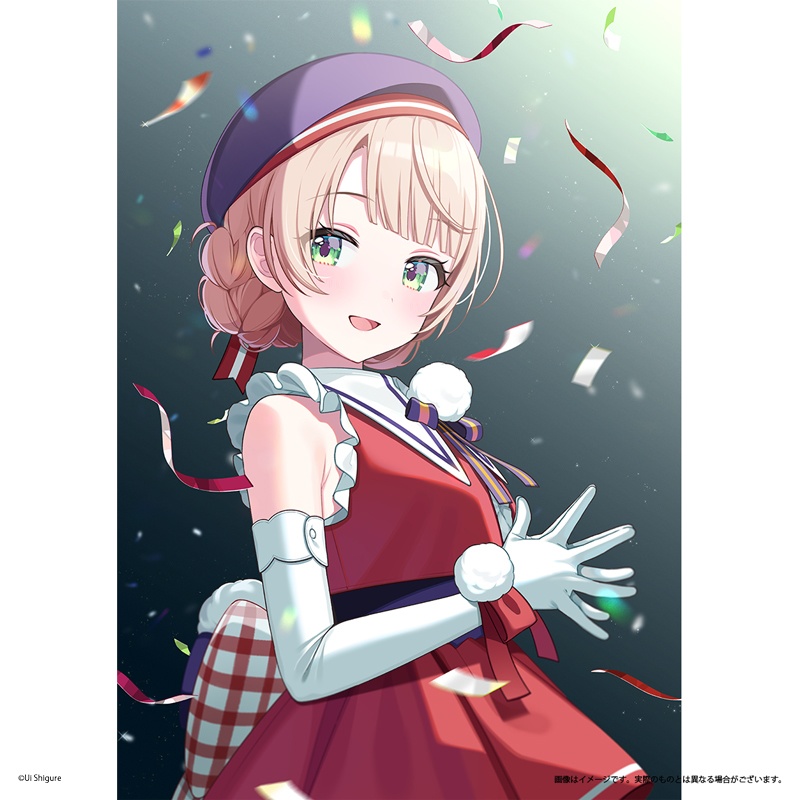 【限定10点／サイン入り証明書付き/B2サイズ】アクリルブロック鏡面アート（LIVE_AREA）