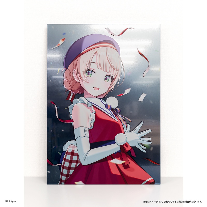 【限定10点／サイン入り証明書付き/B2サイズ】アクリルブロック鏡面アート（LIVE_AREA）