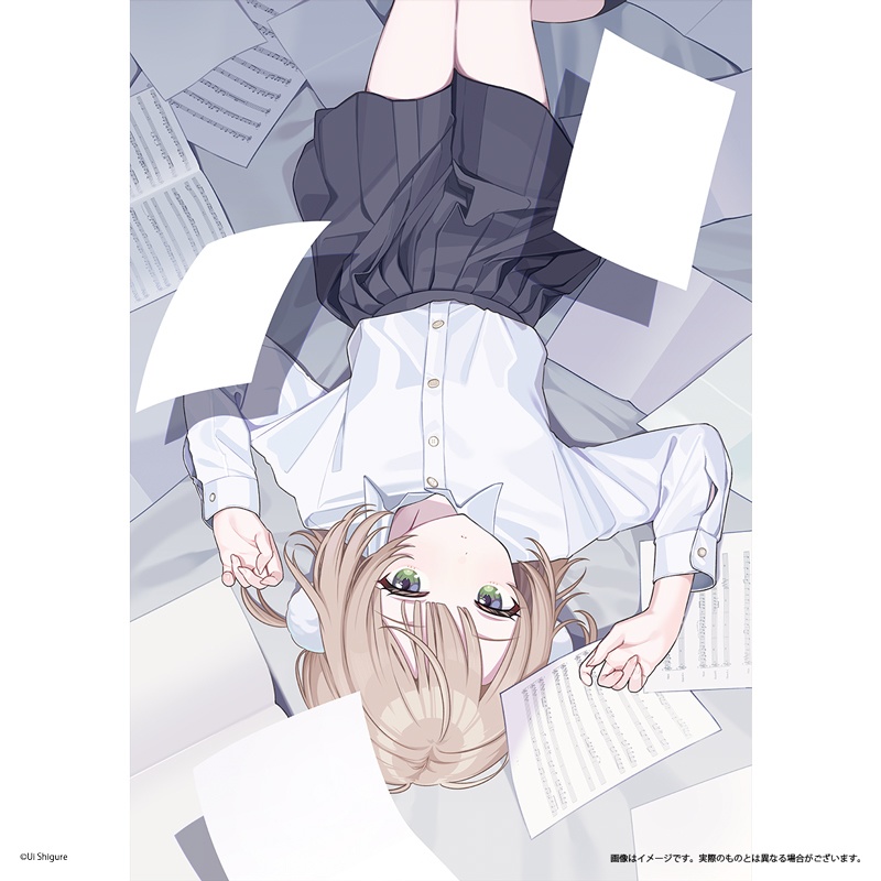 【限定10点／サイン入り証明書付き/B2サイズ】ステンレスフレームオーロラアート（MUSIC_AREA）