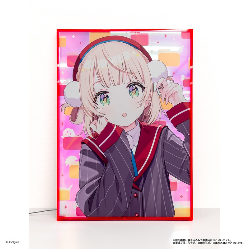 【限定10点／サイン入り証明書付き/B2サイズ】オーロラアクリルアート（UitopiaKV）_照光機能なし（別途購入）
