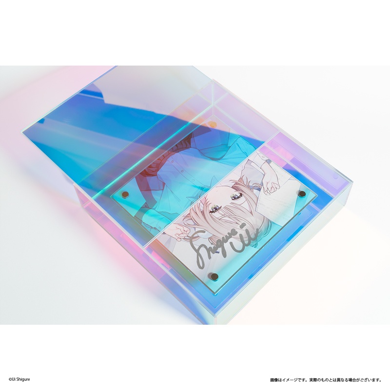 【受注生産】豪華仕様 オーロラアクリルBOX入り直筆サイン色紙