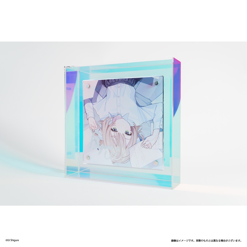 【受注生産】豪華仕様 オーロラアクリルBOX入り直筆サイン色紙