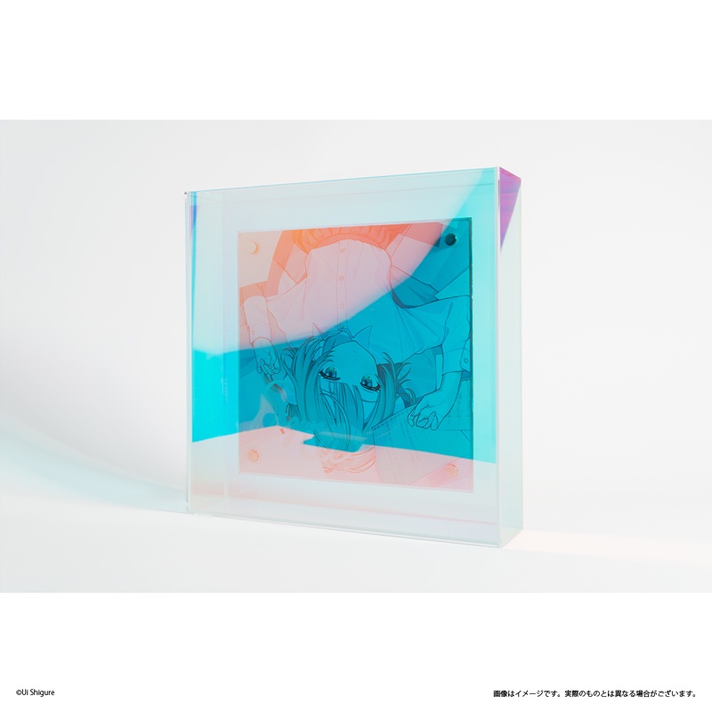 【受注生産】豪華仕様 オーロラアクリルBOX入り直筆サイン色紙