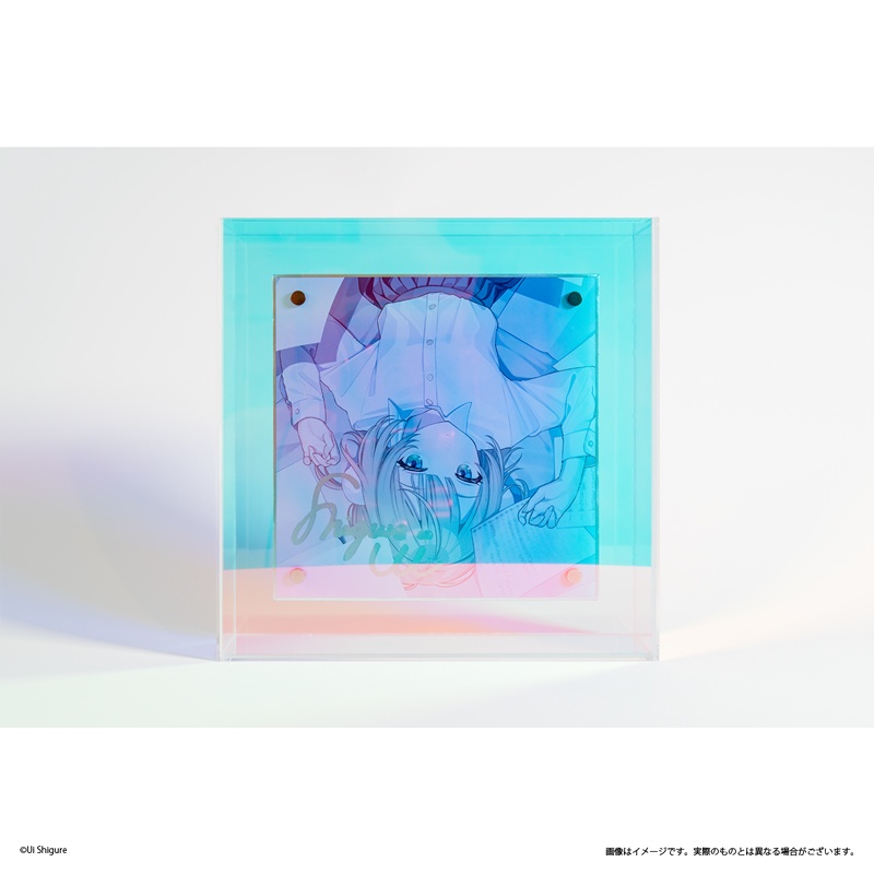 【受注生産】豪華仕様 オーロラアクリルBOX入り直筆サイン色紙