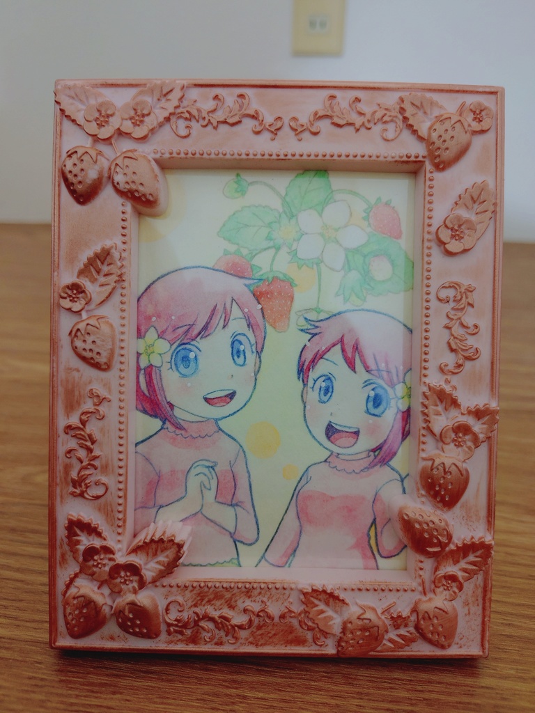 🌸花と女の子シリーズ 原画🌸(送料込)