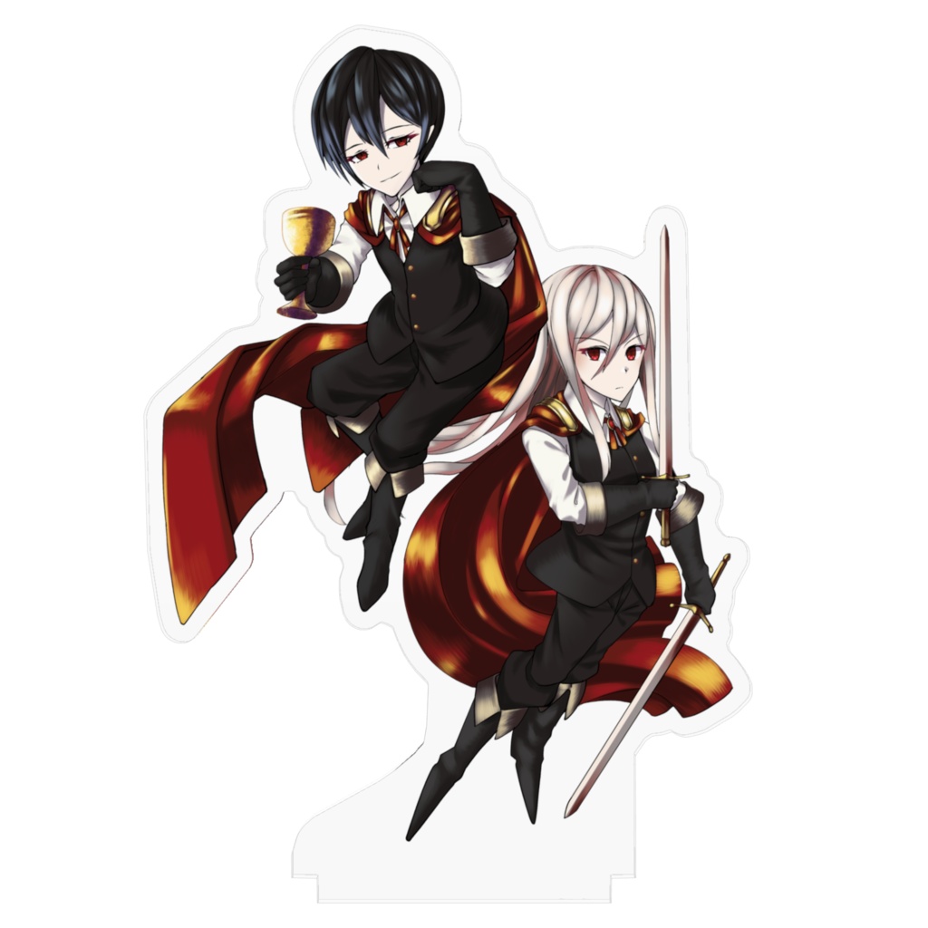 pixivファンタジア Last Saga『ギルドの長ヴィクター&エレナ』アクリルフィギュア