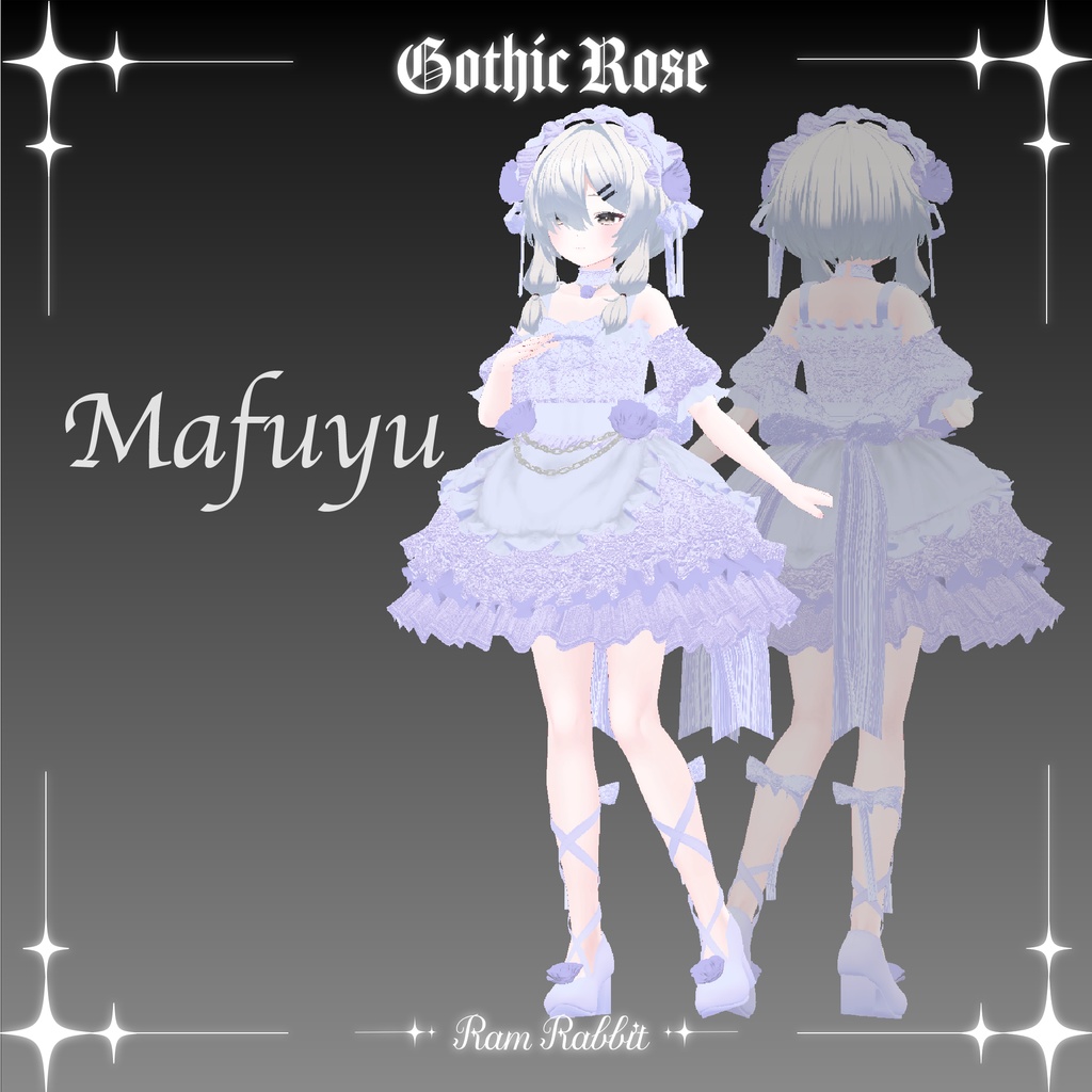 【18アバター対応】GothicRose【VRChat】