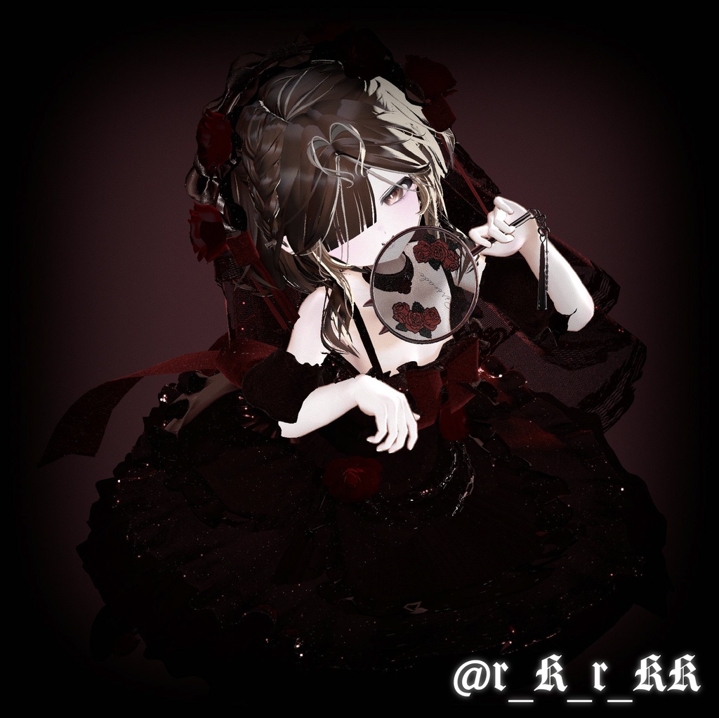 【18アバター対応】GothicRose【VRChat】